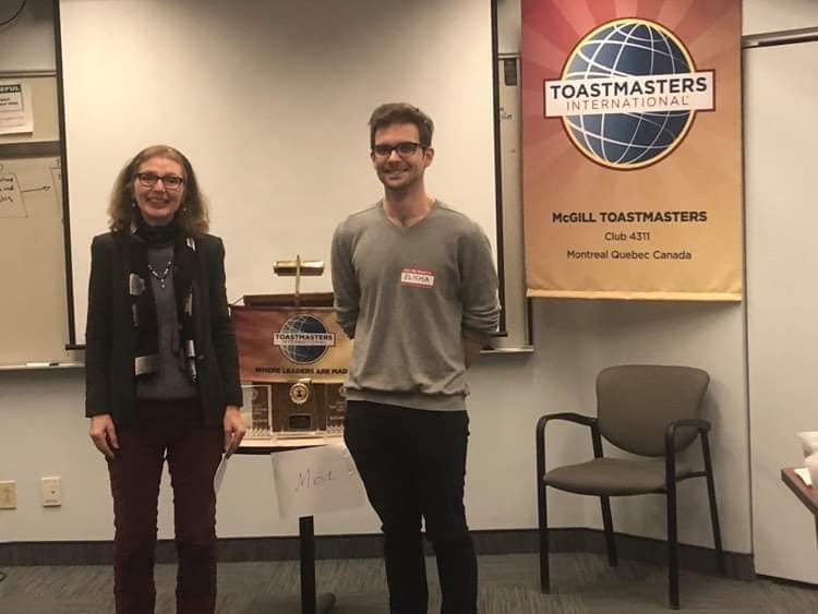 Meeting 906 Tuesday March 10th Mcgill Toastmasters